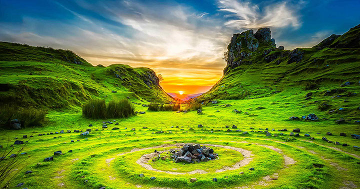 Thistle Dubh Dandy self catering suite accommodation is located near The Fairy Glen