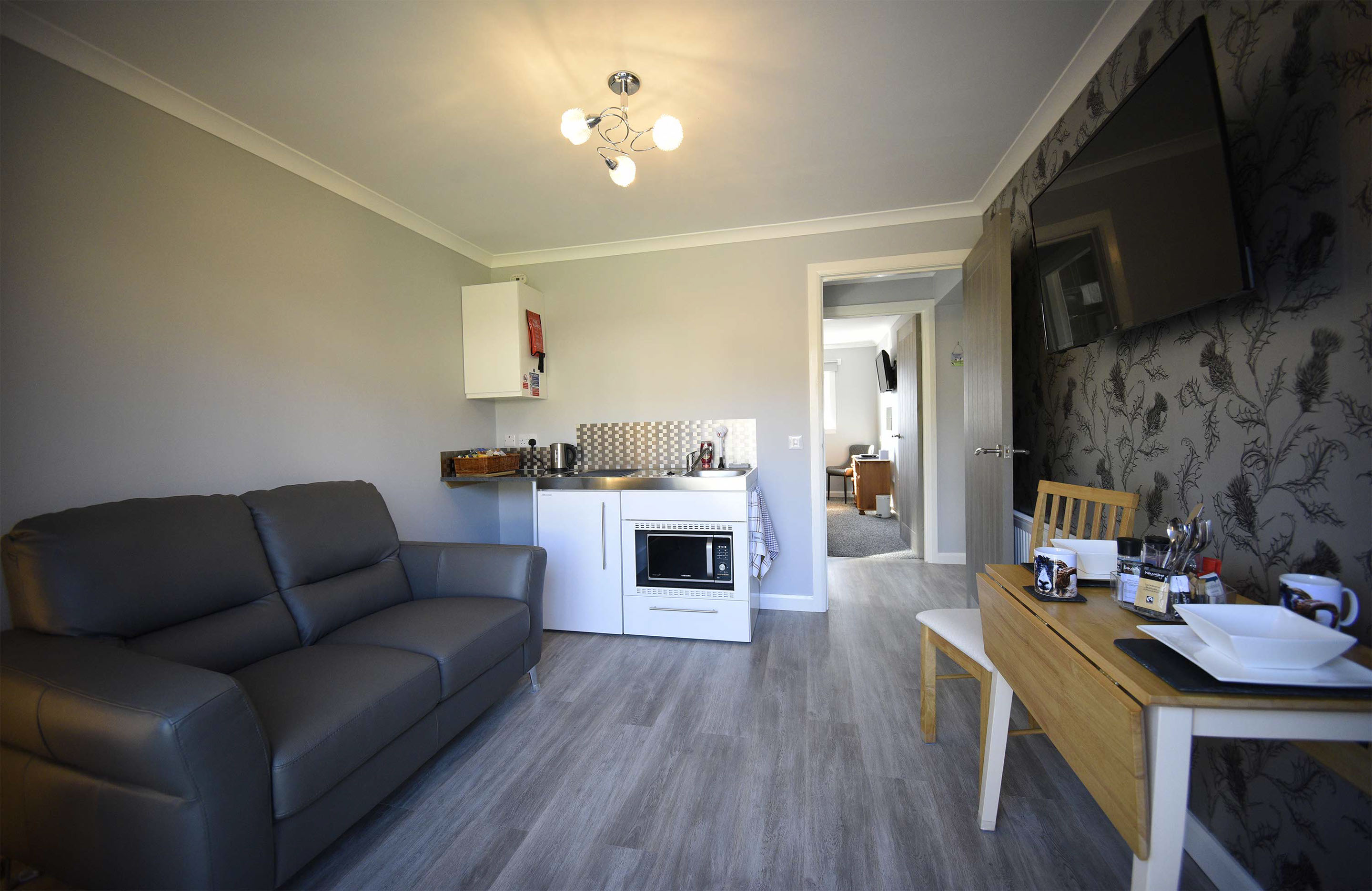 Taransay House Luxury Bed and Breakfast Accommodation in Portree with Sea views and Super King Size Double Beds